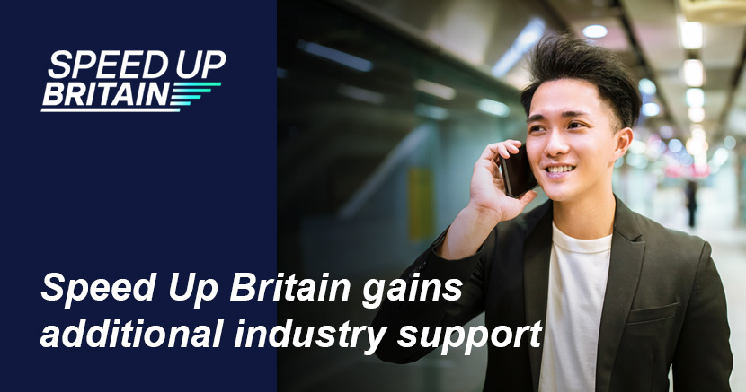 Speed Up Britain gains additional industry support